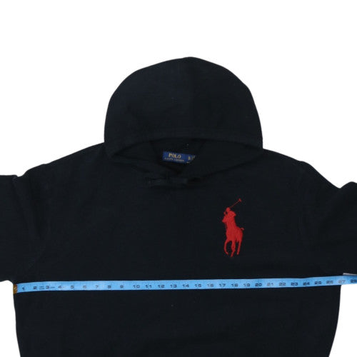 Ralph Lauren Men’s Black XL Pullover Hoodie Embroidered Logo