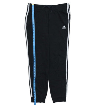 Adidas Men's Black M Jogger Track Pants with Drawstring Waist