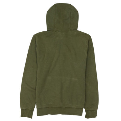 Nike Women Khaki Pullover Hoodie M Tall Cotton Blend Fleece