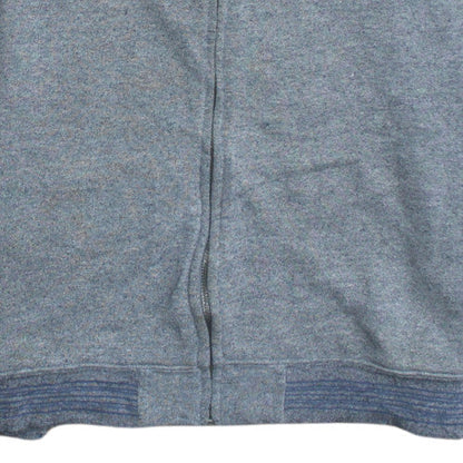 Quiksilver Men's Grey Full Zip Sweatshirt L Collared Regular Fit