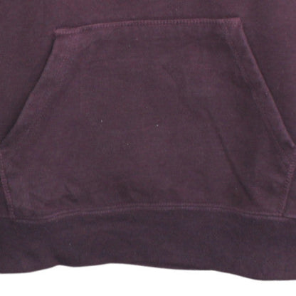 Champion Womens Burgundy Hoodie L Cotton Pullover Casual Sweatshirt