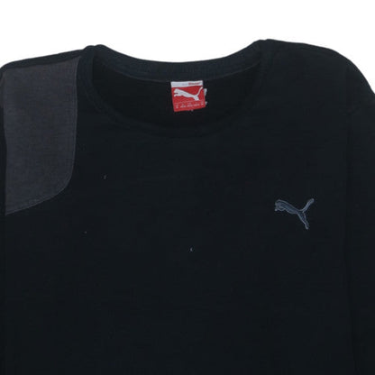 Puma Men's Black M Pullover Crew Neck Sweatshirt