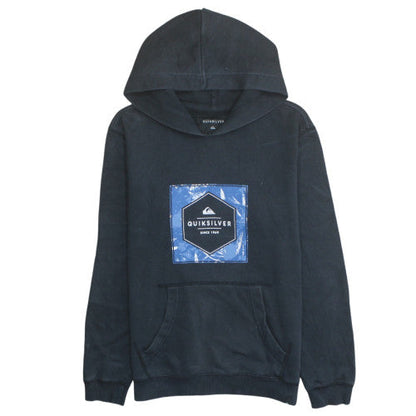 Quiksilver Women's Black Pullover Hoodie Size 14 Classic Fit