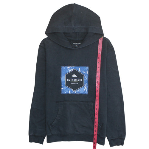 Quiksilver Women's Black Pullover Hoodie Size 14 Classic Fit
