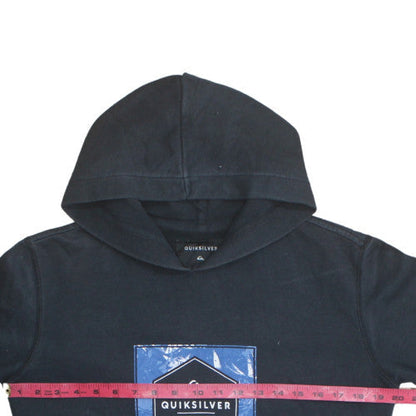 Quiksilver Women's Black Pullover Hoodie Size 14 Classic Fit