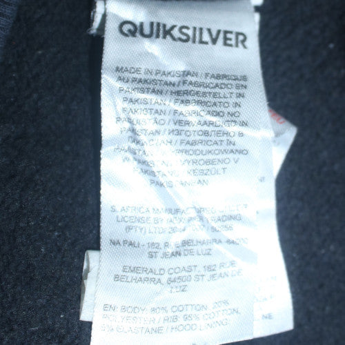 Quiksilver Women's Black Pullover Hoodie Size 14 Classic Fit