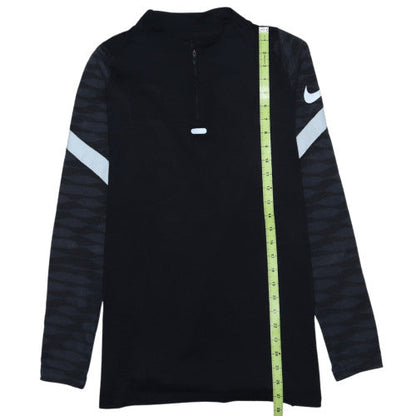 Nike Women’s Black Dri-Fit 1/4 Zip Long Sleeve Running Top L