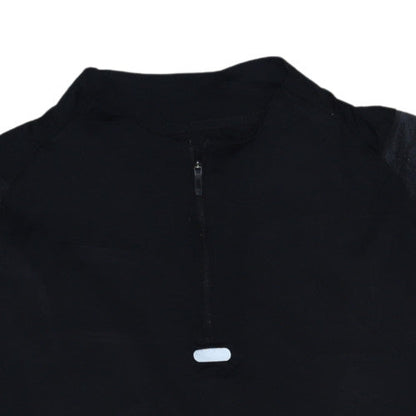 Nike Women’s Black Dri-Fit 1/4 Zip Long Sleeve Running Top L