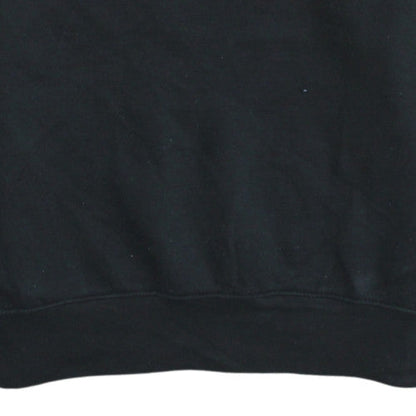 Tommy Hilfiger Men's Black Crew Neck Sweatshirt M Embroidered Logo