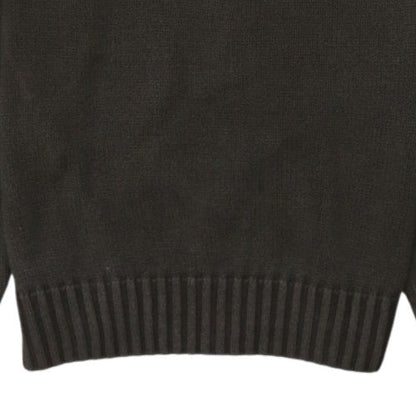 Chaps Men's Brown Cotton Crew Neck Pullover Jumper Size M