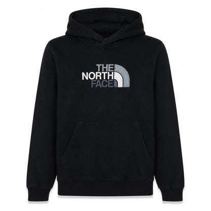 The North Face Mens Black Pullover Hoodie L Logo Outdoor Fleece