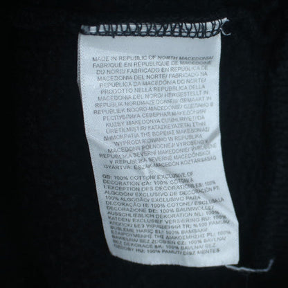 The North Face Mens Black Pullover Hoodie L Logo Outdoor Fleece