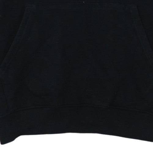 The North Face Mens Black Pullover Hoodie L Logo Outdoor Fleece