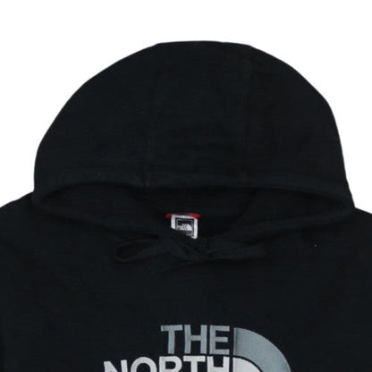 The North Face Mens Black Pullover Hoodie L Logo Outdoor Fleece