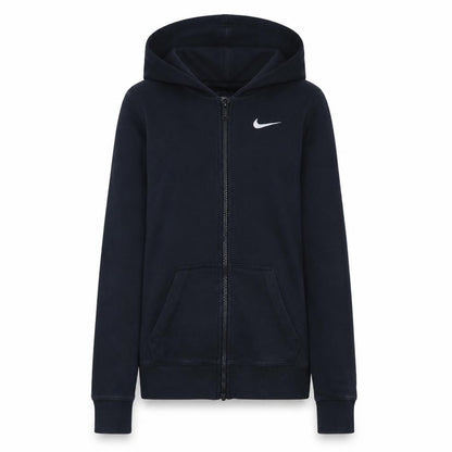Nike Womens Black XS Full Zip Hoodie Cotton Blend