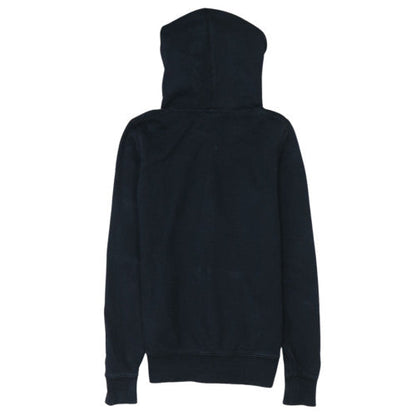 Nike Womens Black XS Full Zip Hoodie Cotton Blend