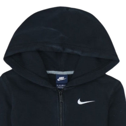 Nike Womens Black XS Full Zip Hoodie Cotton Blend