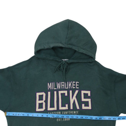 NBA Men’s Green Milwaukee Bucks Pullover Hoodie Size L