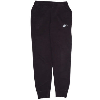 Nike Men Black Jogger Sweatpants S Regular Fit Elastic Waist