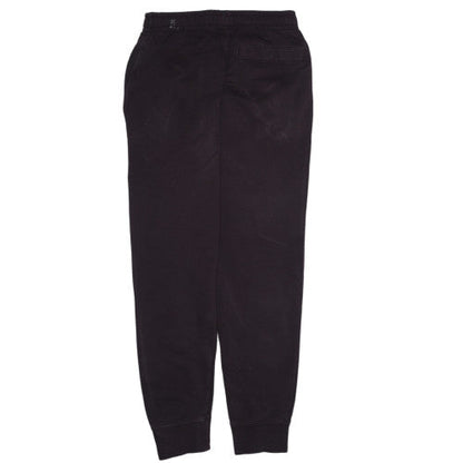 Nike Men Black Jogger Sweatpants S Regular Fit Elastic Waist