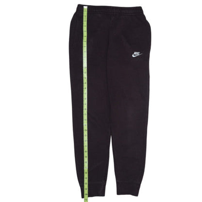 Nike Men Black Jogger Sweatpants S Regular Fit Elastic Waist