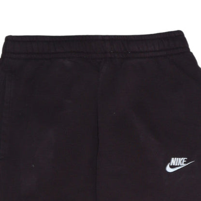 Nike Men Black Jogger Sweatpants S Regular Fit Elastic Waist