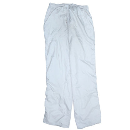 Nike Men's White XL Track Pants with Red Side Stripe