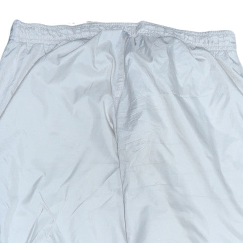 Nike Men's White XL Track Pants with Red Side Stripe