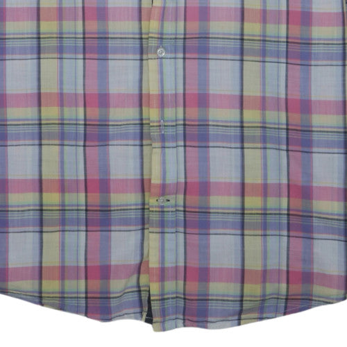 Tommy Hilfiger Men's Multicoloured Plaid Button-Up Shirt XL