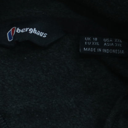 Berghaus Womens Black Size 18 Full Zip Fleece Jacket