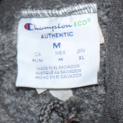Champion Women's Grey Pullover Hoodie Medium Power Up Logo