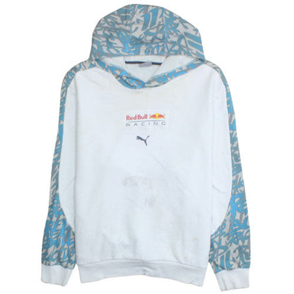 Puma Red Bull Racing Men's White Blue XL Pullover Hoodie