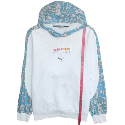 Puma Red Bull Racing Men's White Blue XL Pullover Hoodie