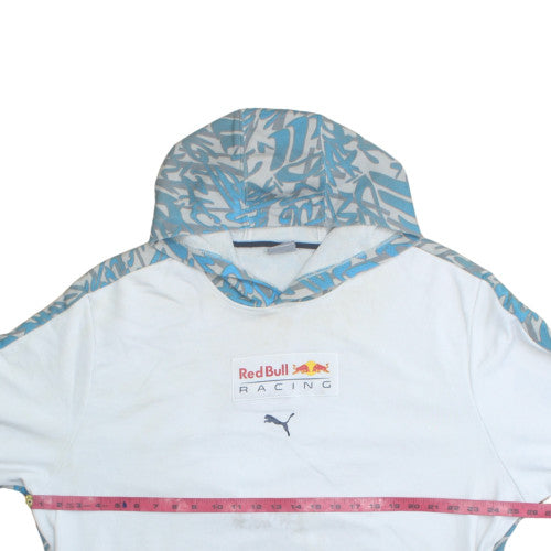 Puma Red Bull Racing Men's White Blue XL Pullover Hoodie