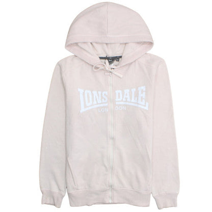 Lonsdale London Womens Beige Size 10 Full Zip Hoodie