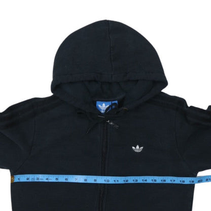 Adidas Mens Black Full Zip Hoodie S Regular Fit Sportswear