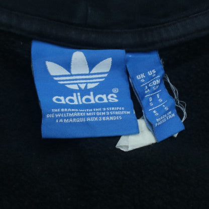Adidas Mens Black Full Zip Hoodie S Regular Fit Sportswear