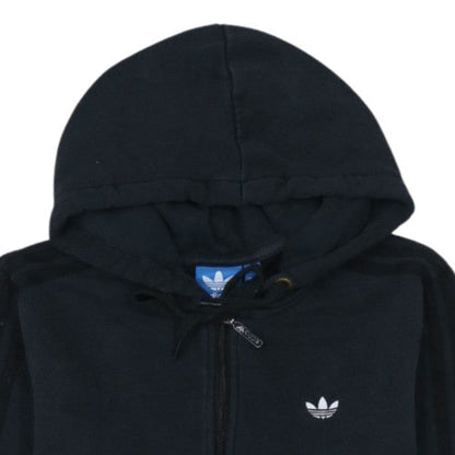 Adidas Mens Black Full Zip Hoodie S Regular Fit Sportswear