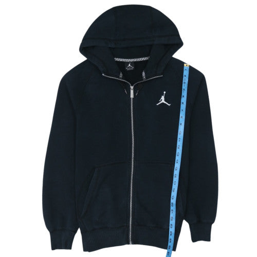 Jordan Men's Black Full Zip Hoodie Sweatshirt Size S