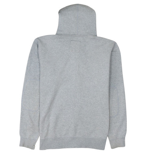 FXD Mens Grey Full Zip Hoodie Size L Regular Fit Logo Sweatshirt