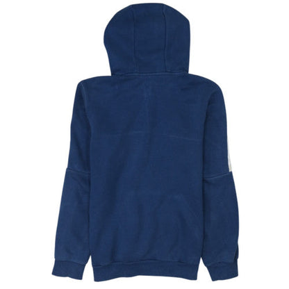 Adidas Mens Navy Blue 1/2 Zip Pullover Hoodie Size S Classic Logo