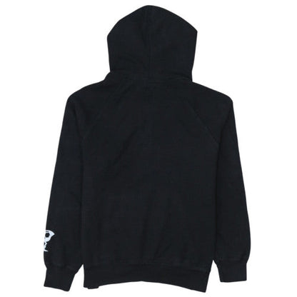Hanes Men Black True Love Graphic Pullover Hoodie M Fleece