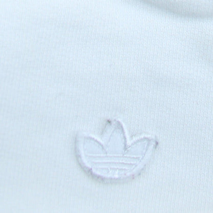 Adidas Women White Crew Neck Pullover Sweatshirt Size 18 L