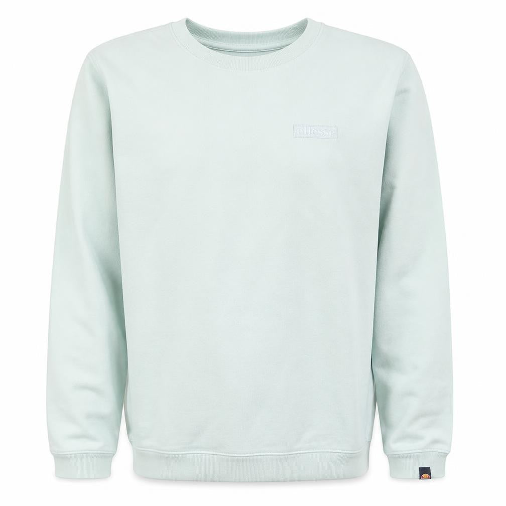 Ellesse Mens Green Logo Pullover Sweatshirt L Regular Fit