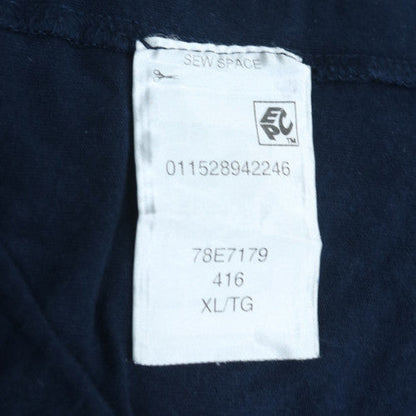 Tommy Hilfiger Men's Navy Blue XL Classic Short Sleeve Polo Shirt