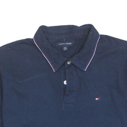 Tommy Hilfiger Men's Navy Blue XL Classic Short Sleeve Polo Shirt