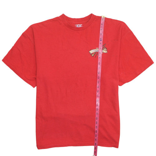 Columbia Men's Red XXL True Sportsman Graphic Cotton T-Shirt