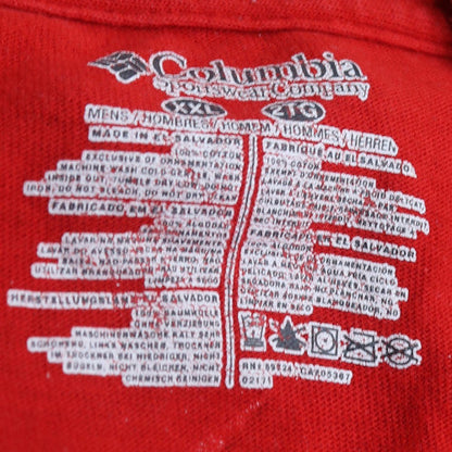 Columbia Men's Red XXL True Sportsman Graphic Cotton T-Shirt