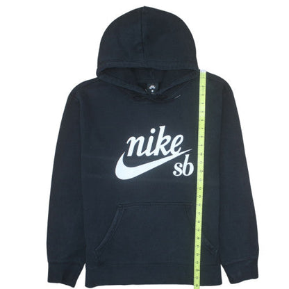 Nike SB Men's Black Pullover Hoodie Size S Graphic Logo Fleece