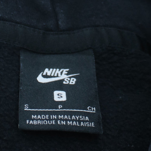 Nike SB Men's Black Pullover Hoodie Size S Graphic Logo Fleece